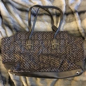 Coach Taylor Snake Print Alexis CarryAll